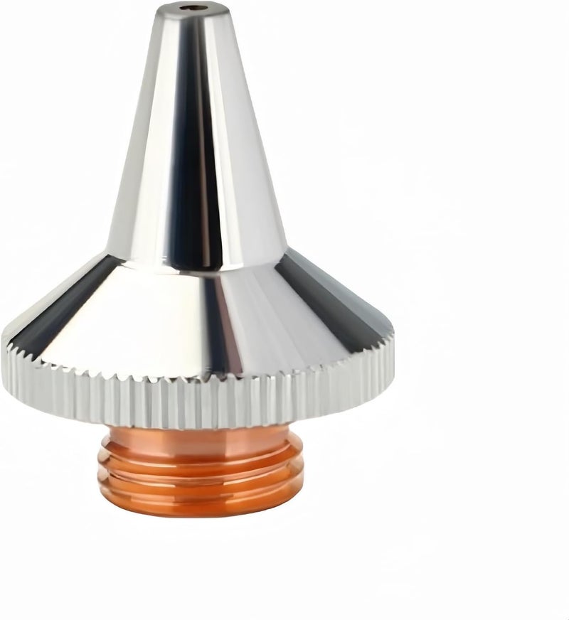 DMK 3D Laser Cutting Nozzle for Raytools/Ospri Fiber Laser Cutting Head Dia.15mm Fiber Laser Nozzle Double Single Layer D15 H19 M8 Caliber 0.8-3.5mm (Double-Caliber 1.5mm) - Image 1